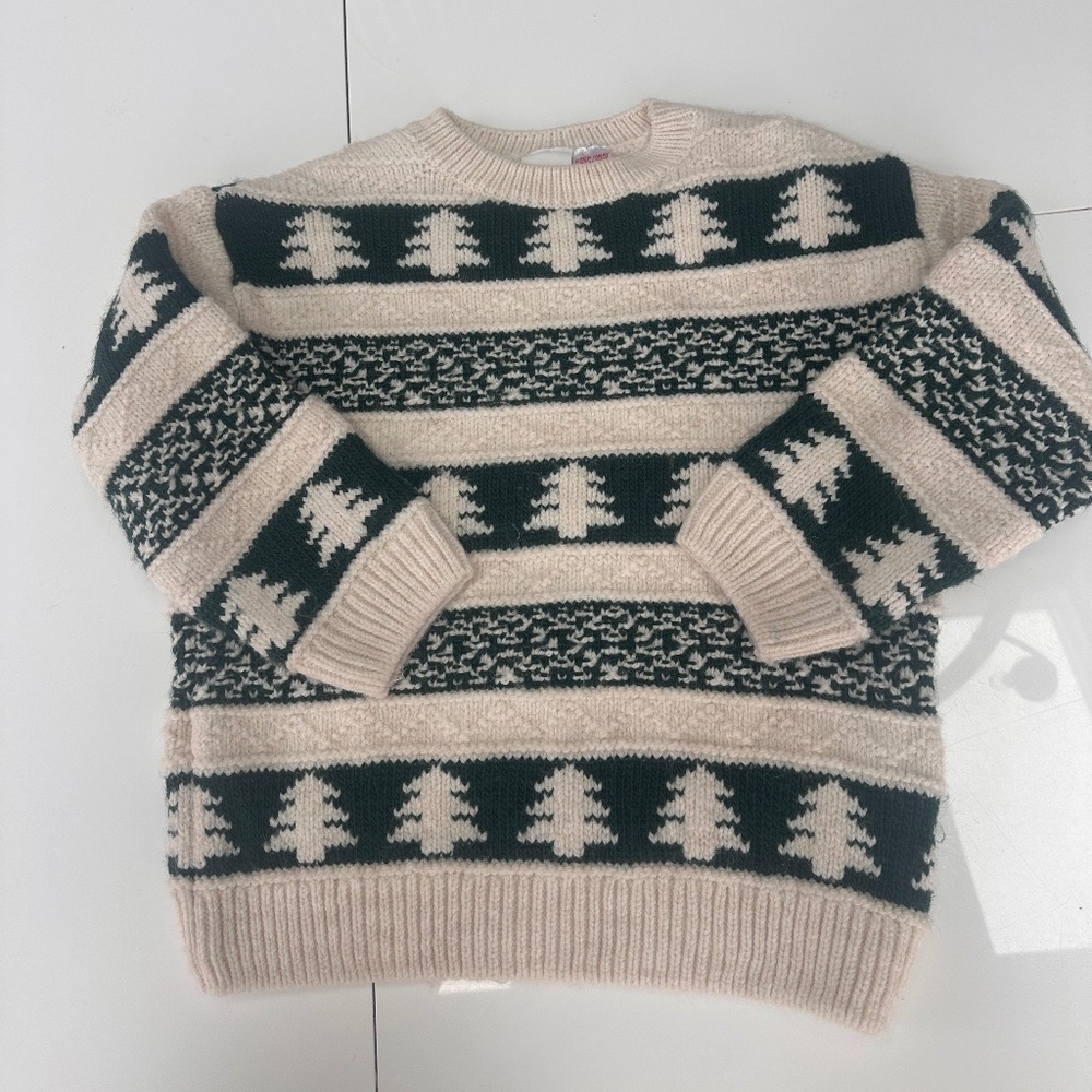 Zara Christmas Tree Sweater